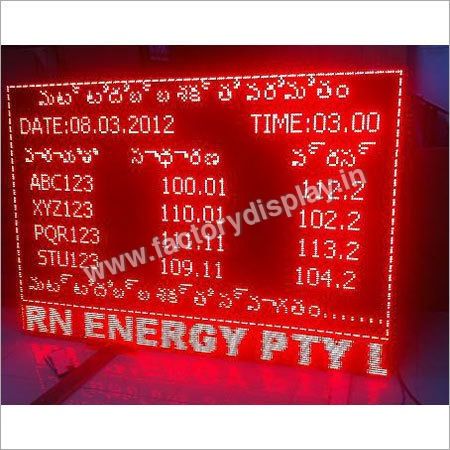 Multilingual LED Display Board