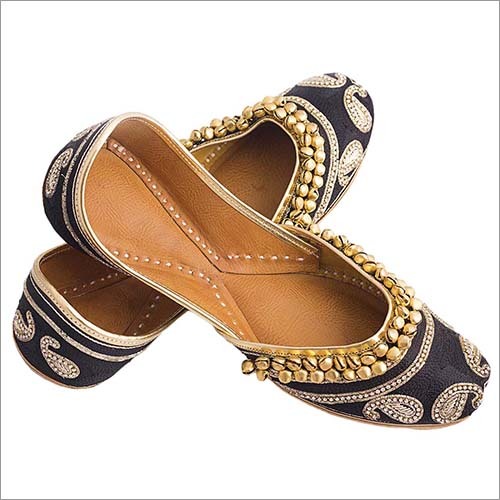 Black Leather Jutti