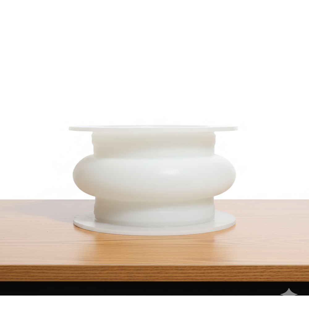 Silicone Rubber Bellow With Flanges