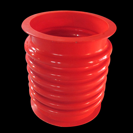 Molded Silicone Rubber Bellows Length: 210