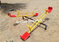 Playground See-saw - Durable Plastic Construction | Fun Dual Rider Design, Safe For Kids, Lightweight And Portable