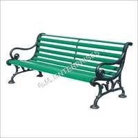 Light Cast Iron Garden Bench - Capacity: 3-4 People