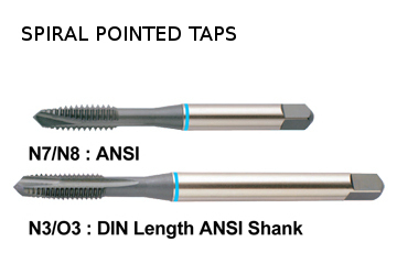 Spiral Pointed Taps