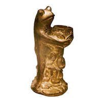 Rust Frog Tealight Candle Holder
