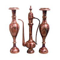 Brass Flower Vase - Elegant Polished Finish, Classic Floral Design, Perfect For Home Dã©cor