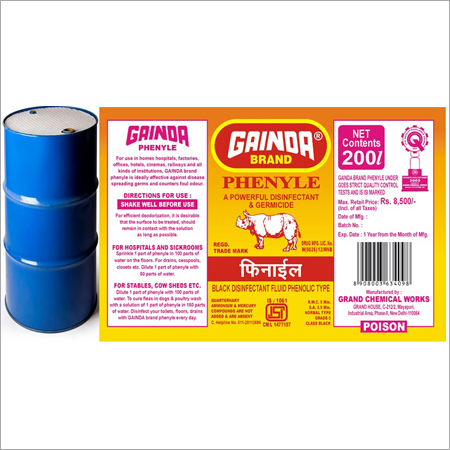 Black Disinfectant Phenolic Fluid