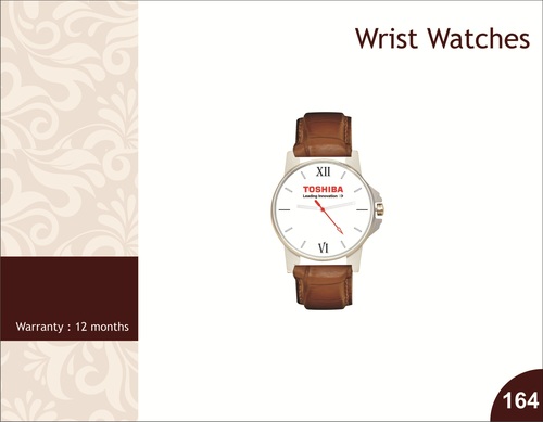 Fashion Wrist Watches - Others Material, 1 Inch Size, Silver Color, Round Shape | Designed for Men, Plain Surface with Brown Band