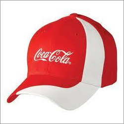Promotional Cotton Caps - Cotton, Medium Size | Red and White Color, Seamless Finish, Easy to Wear, Tear Resistant Design