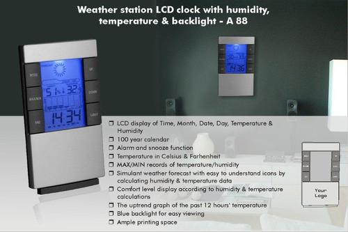 Weather Station LCD Clock By NEWGENN INDIA