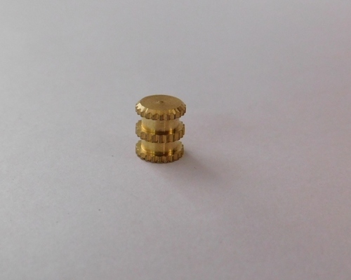 Round Brass Closed Insert