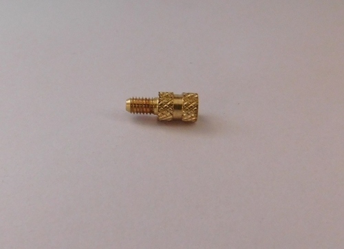 Round Brass Insert Stud