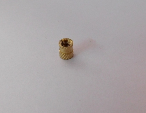 Round Brass Threaded Insert