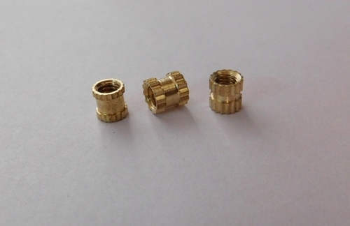 Round Brass Insert For Plastic