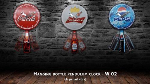 Hanging Bottle Pendulum Clock