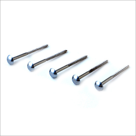 Dome Head Brass Mirror Screws