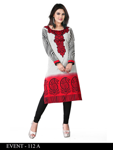 Lovely American Crepe Kurti