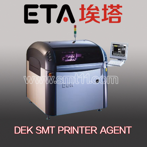 DEK stencil printer in SMT line 