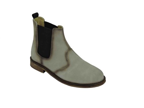 White Leather Boots