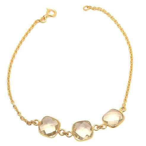 Fashion Champagne Quartz Gemstone Bracelete