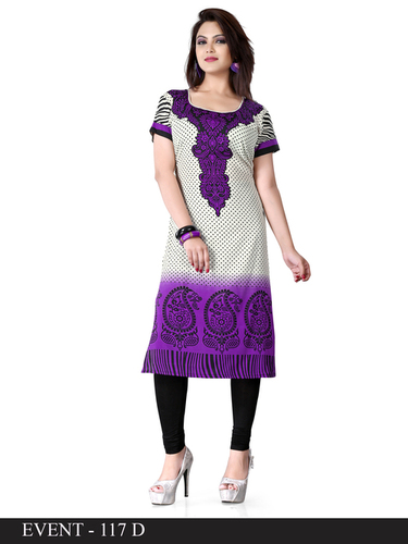 Classy American Crepe Kurti