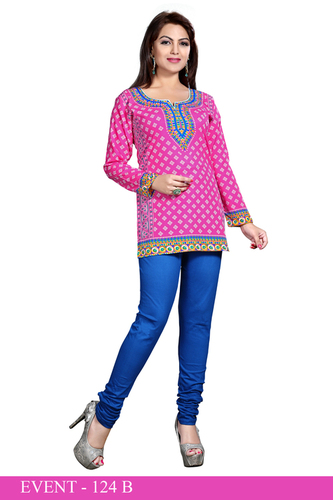 Stylish American crepe kurti