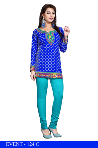Fashionable American crepe kurti
