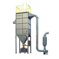 Baghouse Dust Collector - Steel, 0.7x0.7x3m Size | Automatic Pulsejet Cleaning, 1950m3/hr Airflow, 2.2kw Power, Durable Design