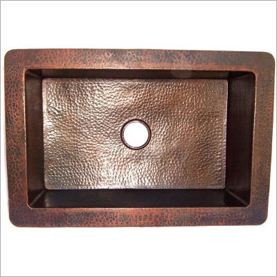 Hammered Copper Kitchen Sink