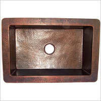 Hammered Copper Kitchen Sink