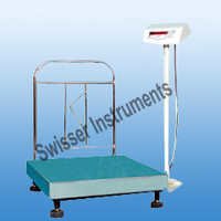 Digital Platform Scale - Durable Abs Plastic, 24x16 Inches, Sleek Design - High Precision Weight Measurement, User-friendly Digital Display