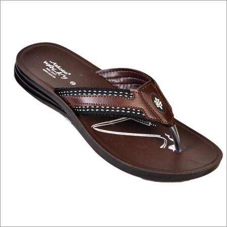 Printed Pu Gents Sandal