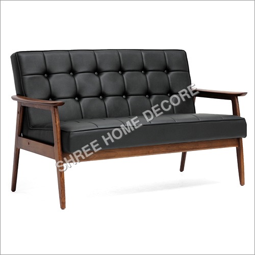Leather Wooden Sofa Leather Wooden Bench