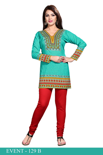 Pretty American crepe kurti