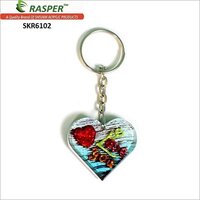 Heart Shape I Love You Designer Keychain By Rasper - Color: Multicolor