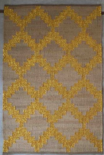 Designer Hemp Metallic Rugs