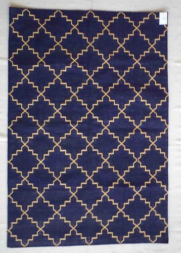 Cotton Dhurrie Metallic Rugs