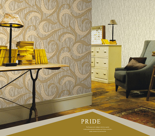 Study Room Wallpaper - Textile Wallpapers, 75 Feet x 18-21 Thickness - Modern Style, Waterproof, Aesthetically Appealing Designs