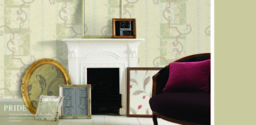 Wall Paper - Pride CM0632 - Textile Wallpaper, 75 Feet Size, Modern Style, Waterproof, Thickness 18-21mm