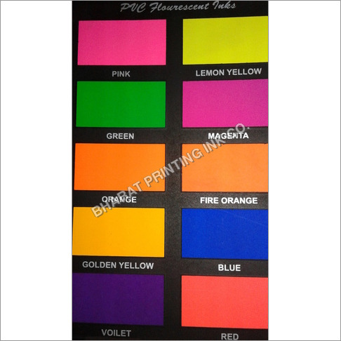 Pvc Fluorescent Ink Application: Screen Printing