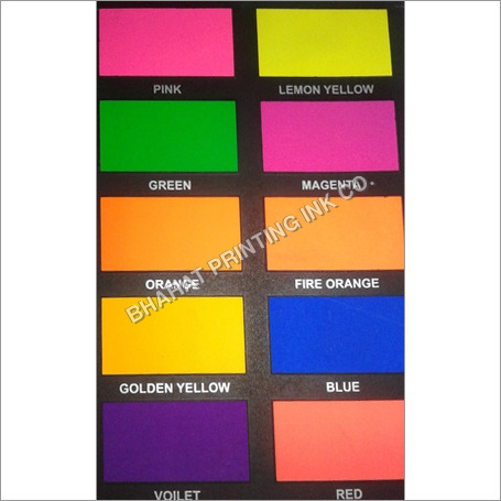 PVC Fluorescent Ink - Solvent Based Screen Printing Ink | Any Color Customization, Versatile Applications