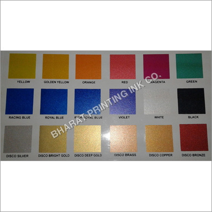 PVC Sparkle Ink - Solvent Based Formulation | Eco-Friendly, Purity, Rub Resistance, Screen Printing Application