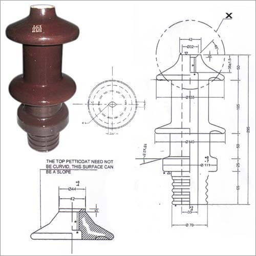 17.5 KV Transformer Bushing Insulator