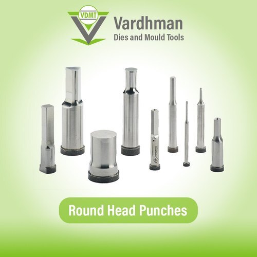 Round Punches By VARDHAMAN DIES AND MOULDS TOOLS