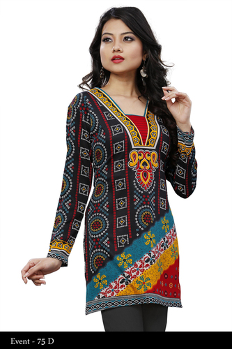 Stylish American Crepe Kurti
