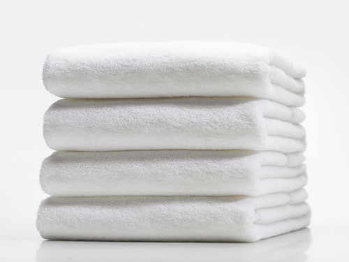 White Bath Towel