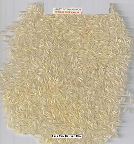 Pusa Basmati Rice - Long Grain Brown Rice, Golden Color, Dried, 6 Months Shelf Life | Big Grain Size, Free From Chemicals, Less Cooking Time