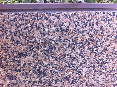 Natural Mix Gravels Pebble Wash Flooring Slab And Tiles Raw Solid Surface