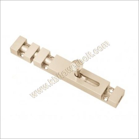 White Brass Crystal Tower Bolt Type Baby Latch