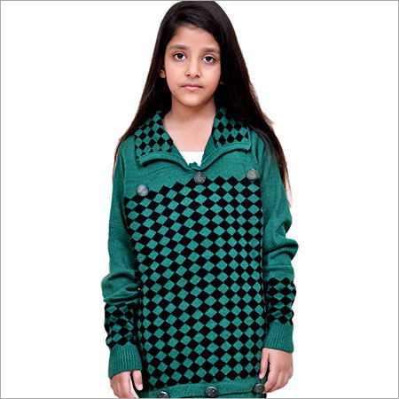 Fancy Girls Woolen Pullover