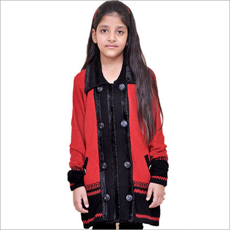 Fancy Girls Woolen Coat